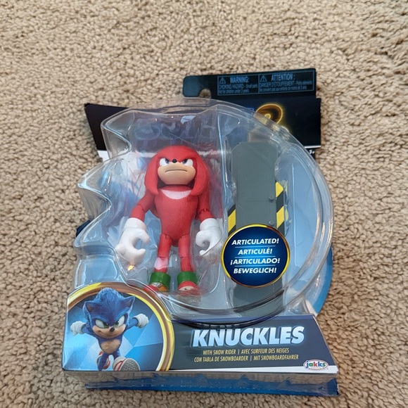 Knuckles Action Figure - Red - Picture 1 of 1